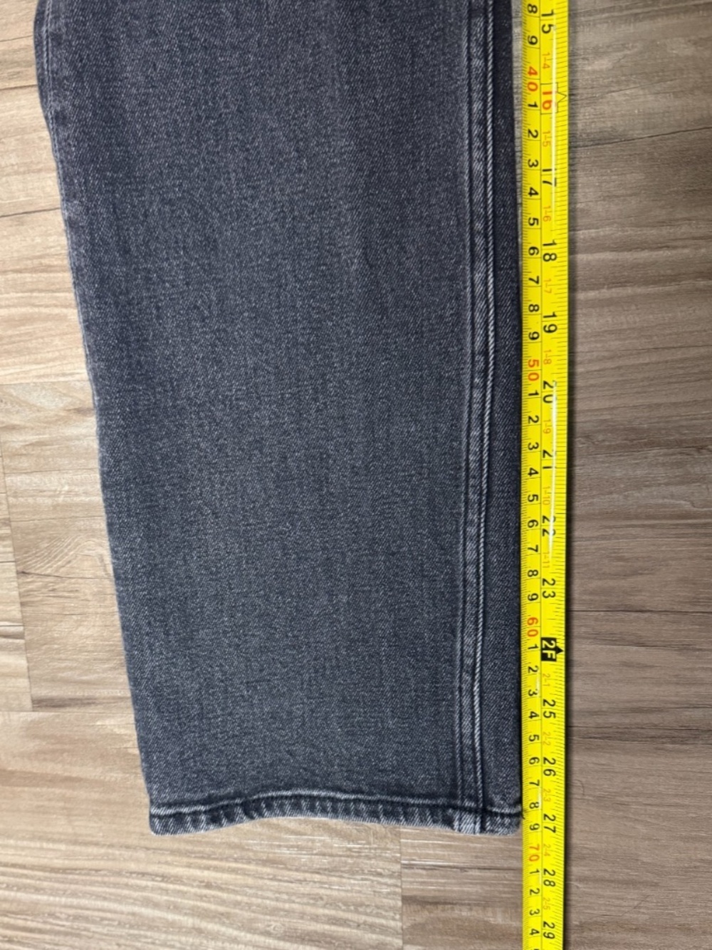 Abercrombie Curve Love 90s Slim Straight Jeans 28 Ultra High Rise ♡ Black Wash - Picture 7 of 11